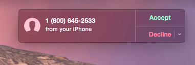 Phone Calls on Your Mac with Handoff
