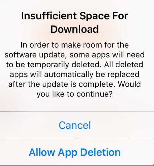 temporarily delete apps in iOS 9