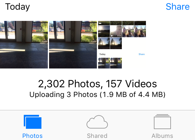new photo uploader in iOS 9