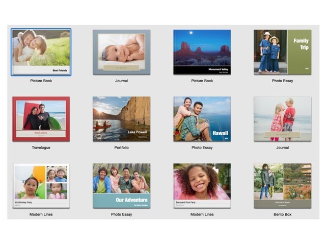 Mac photo book themes