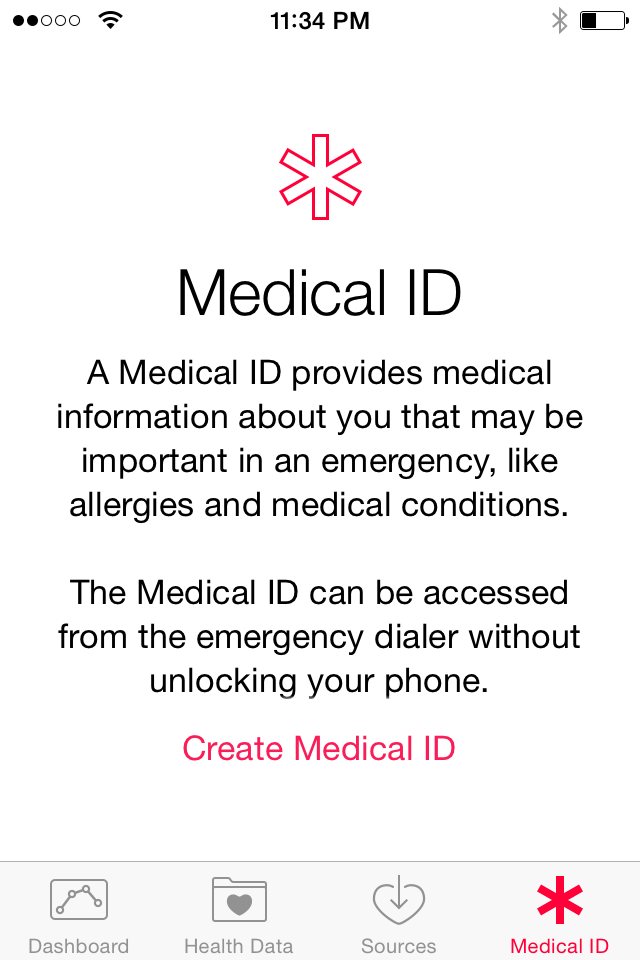 Setting Up Medical ID in the Health app