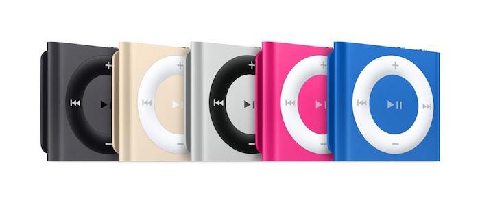 New iPod colors