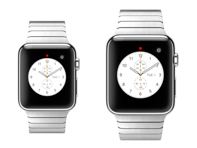 The Apple Watch Face Sizes
