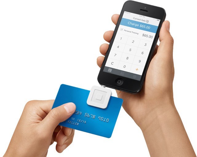 the Square credit and debit card reader